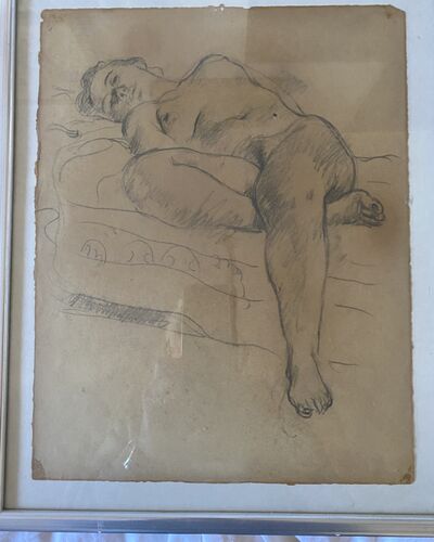 Nu couché de face